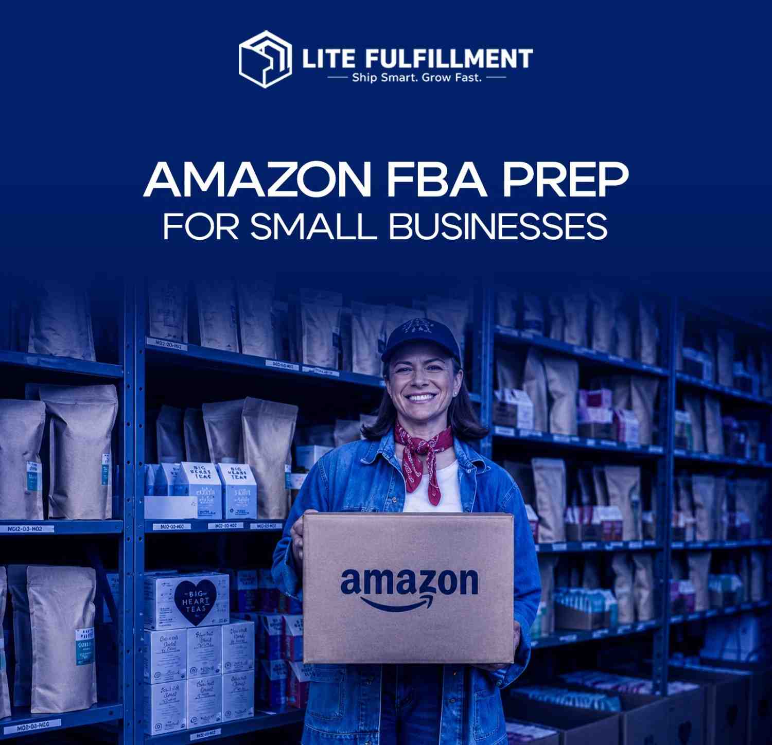 Amazon FBA prep for small businesses at Lite Fulfillment