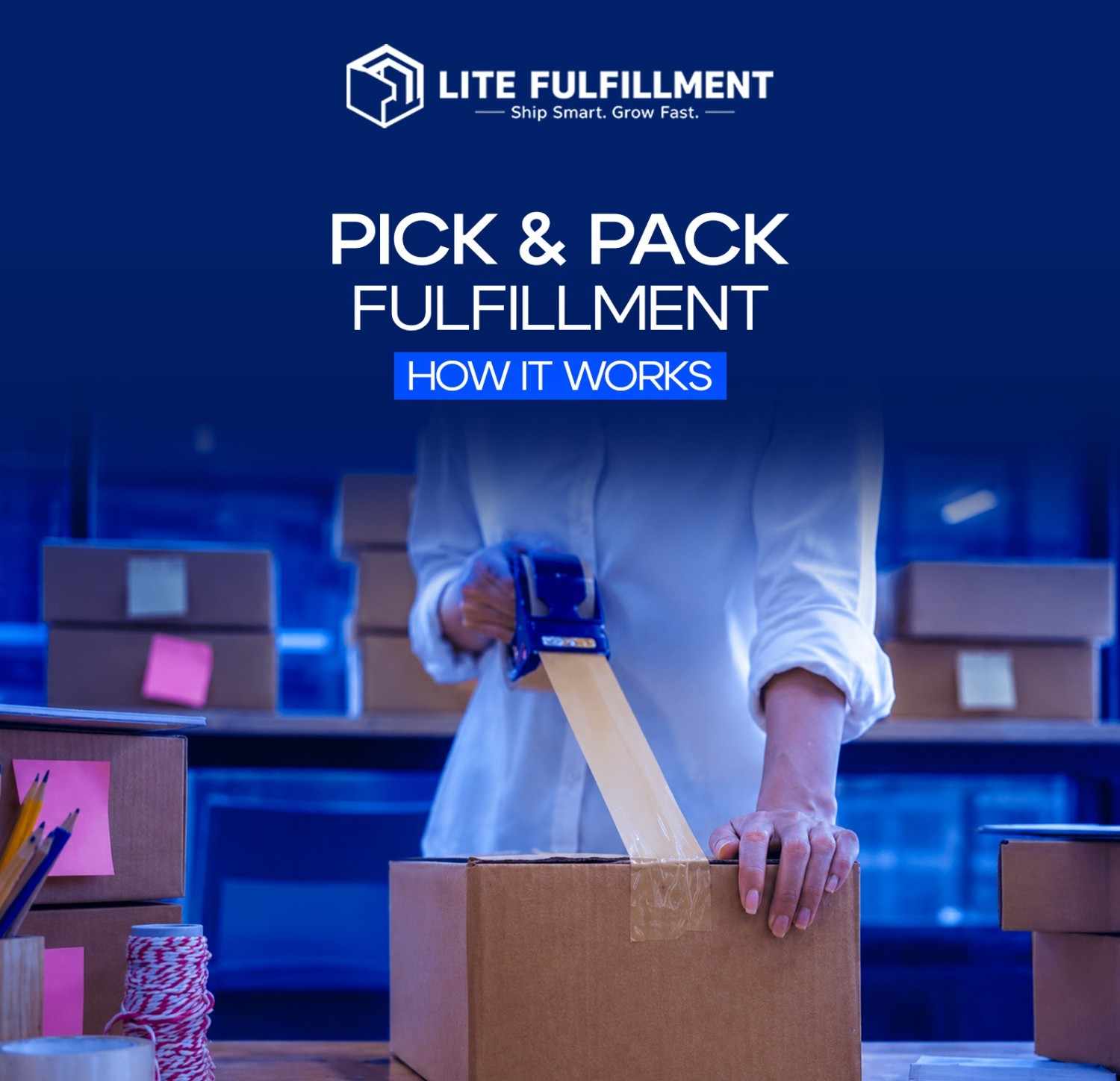 Pick and pack fulfillment at Lite Fulfillment