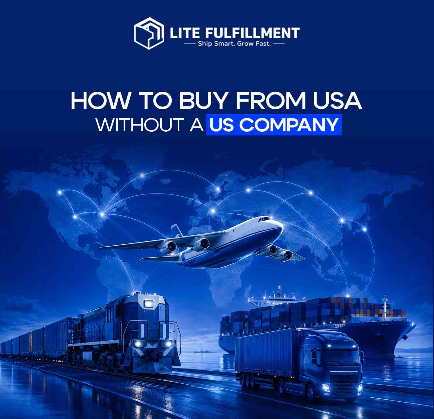 International buyer sourcing goods from a US supplier through assisted purchasing