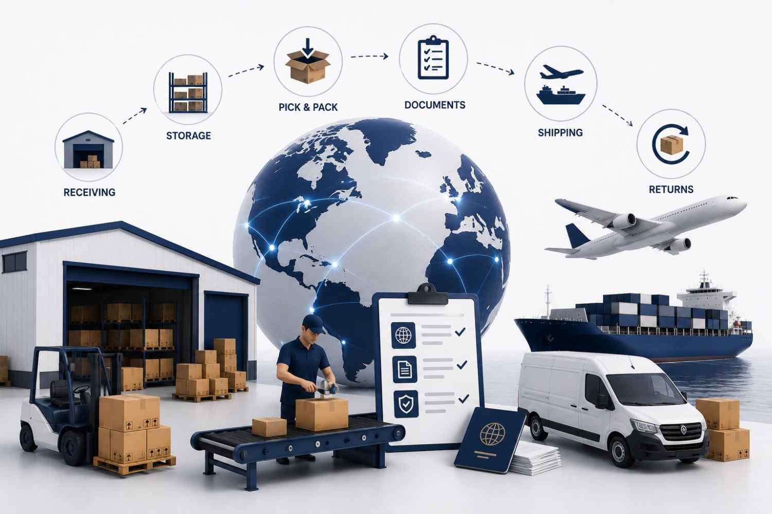 Lite Fulfillment global fulfillment warehouse in Wilmington, Delaware
