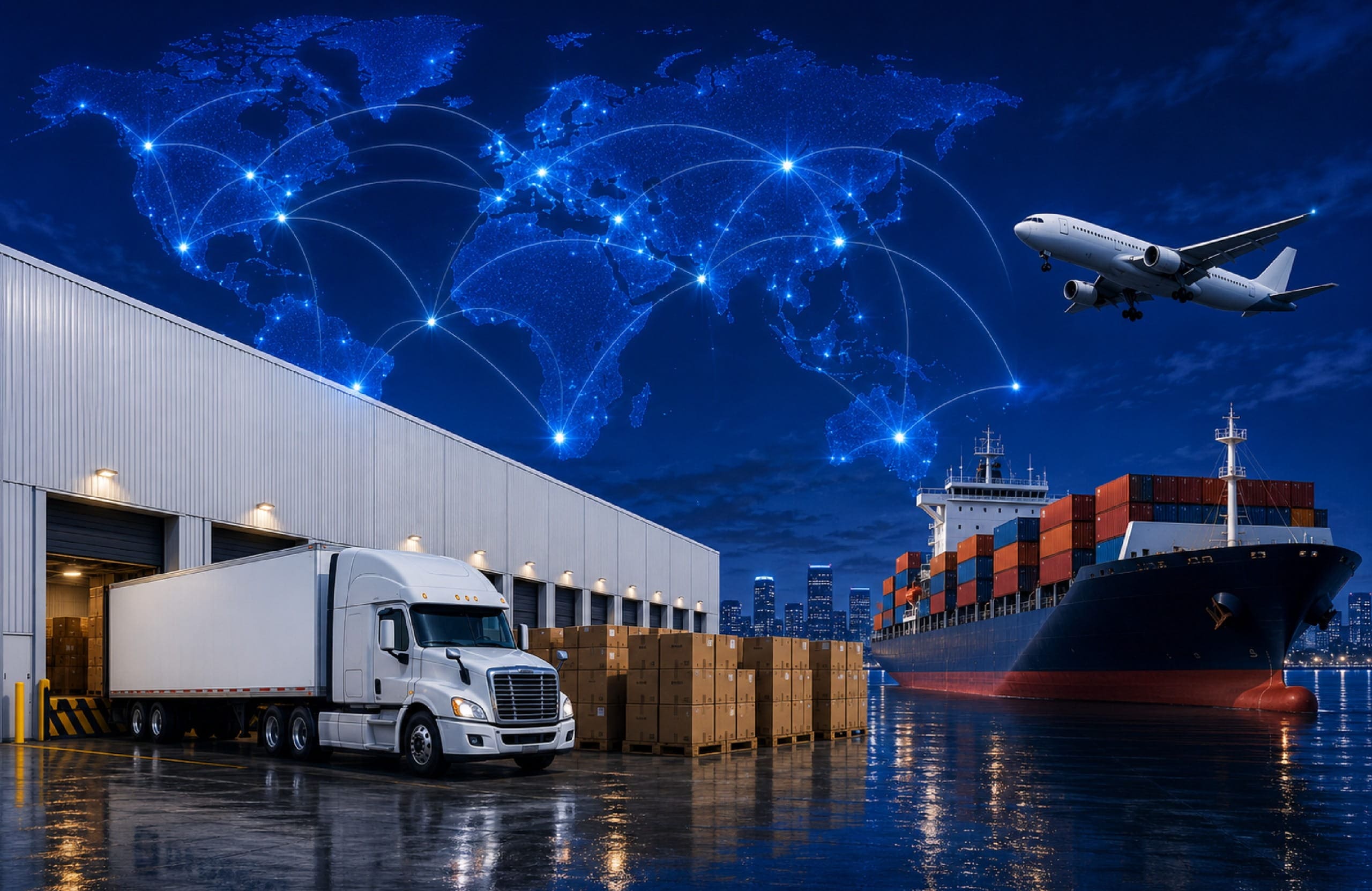 Warehouse Management System dashboard preview
