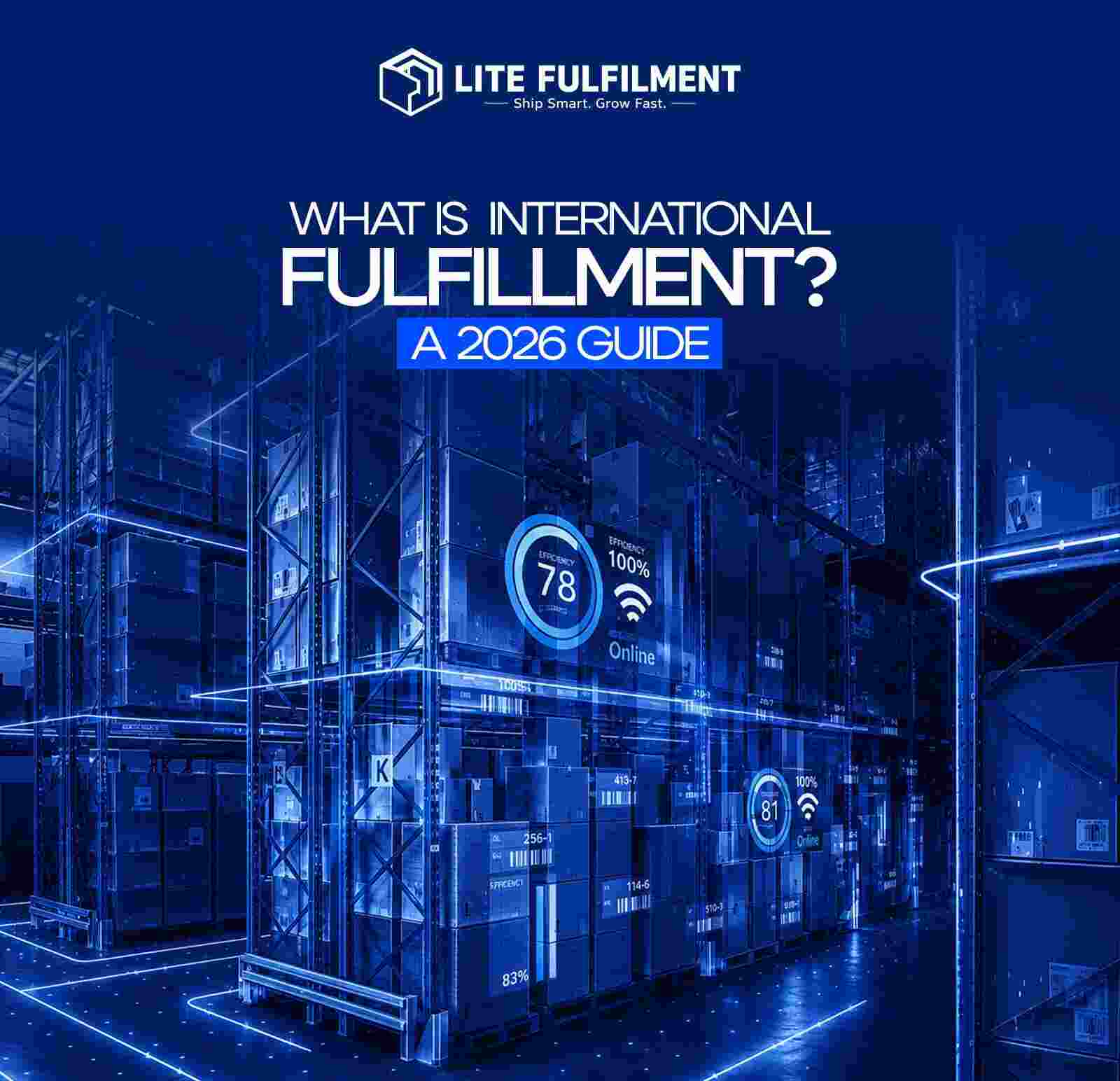International fulfillment connecting a Delaware warehouse to global destinations