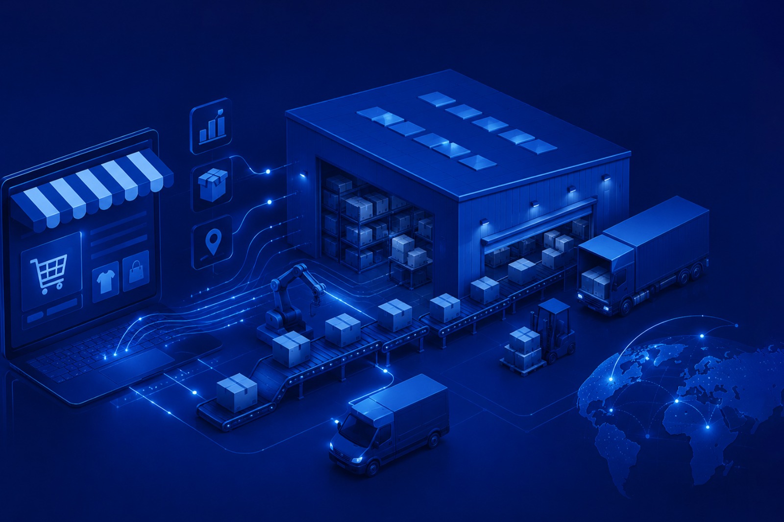 WooCommerce fulfillment warehouse operations at LiteFulfillment in Wilmington, Delaware